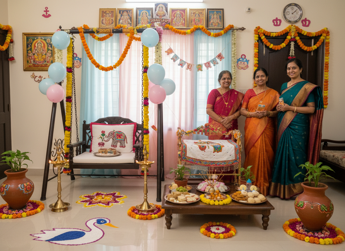 Cultural Nuances for Baby Shower Decoration in Maharashtra Homes