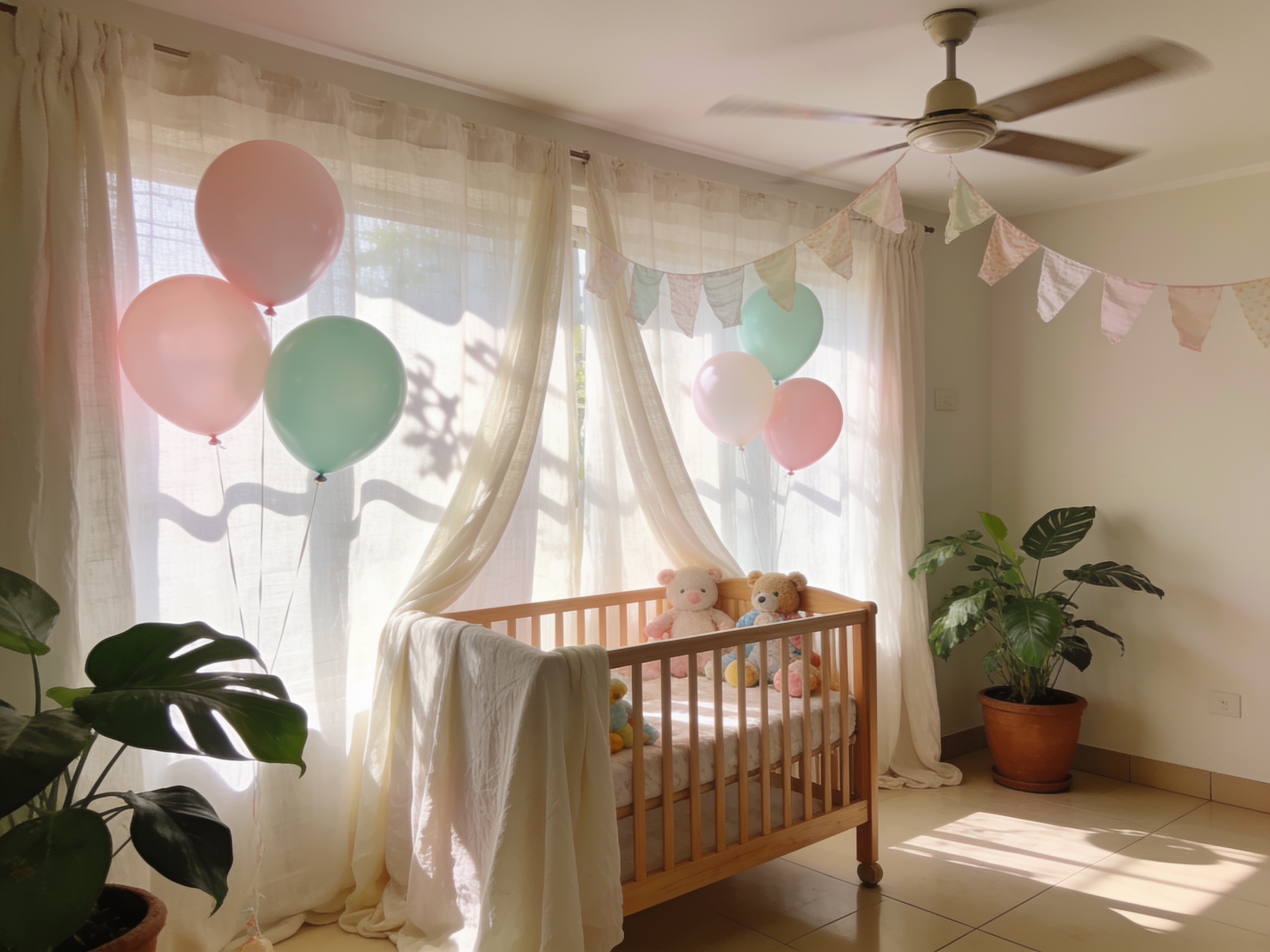 Lighting and Ventilation Tips for Indoor Baby Shower Decoration in Pune Summers