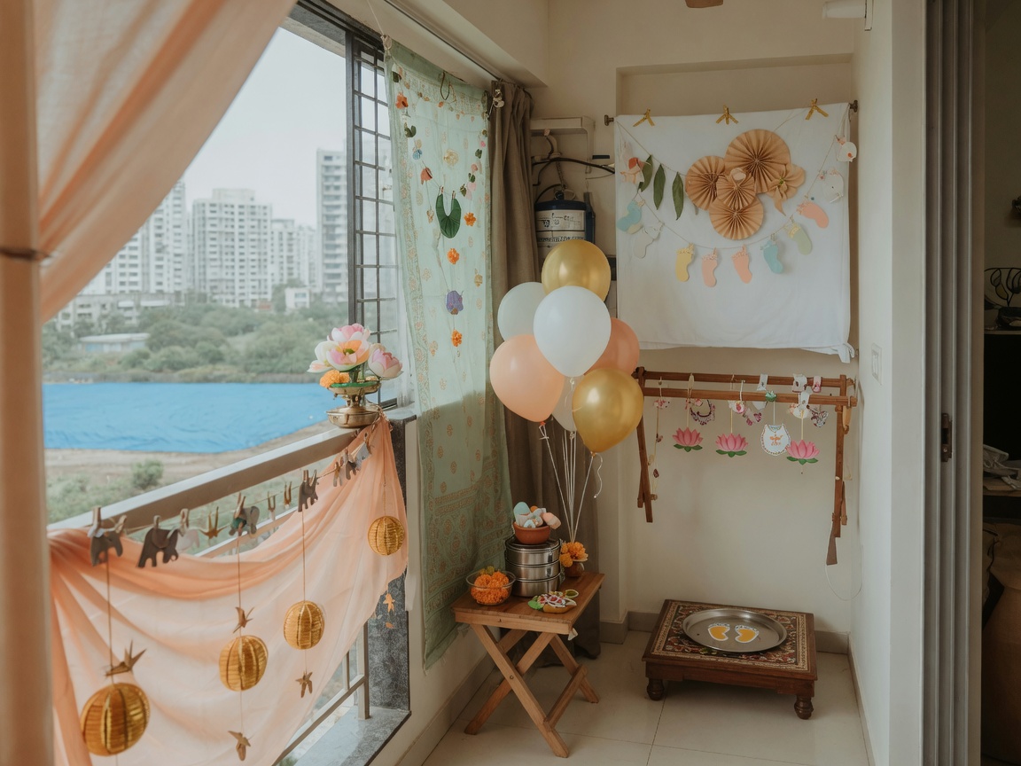 Space-Saving Baby Shower Decoration Ideas for Compact Pune Homes